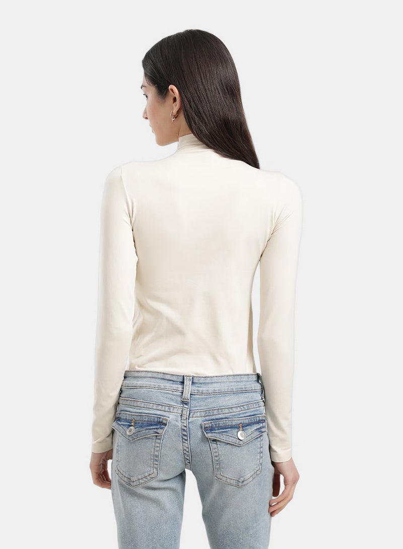 Carina Slim Fit High-Neck Top - Image 3